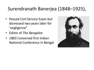 Surendranath Banerjee as Nationalist